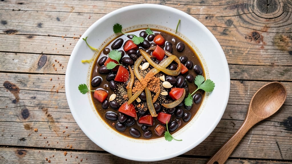 Black Muslim Bean Soup Recipe: Spiced Tortilla-Crusted Depth With Smoky Cumin Heat