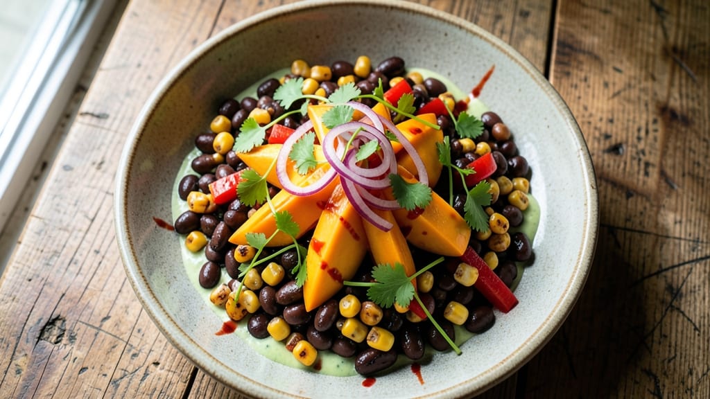 Black Bean Corn Mango Salad Recipe: Tropical Crunch Meets Zesty Lime Zing