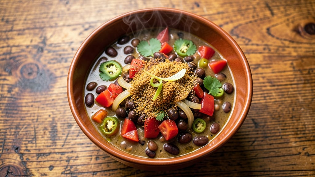 Bean Soup Recipe No Ham: Smoky Cumin and Tortilla-Crusted Comfort Bowl