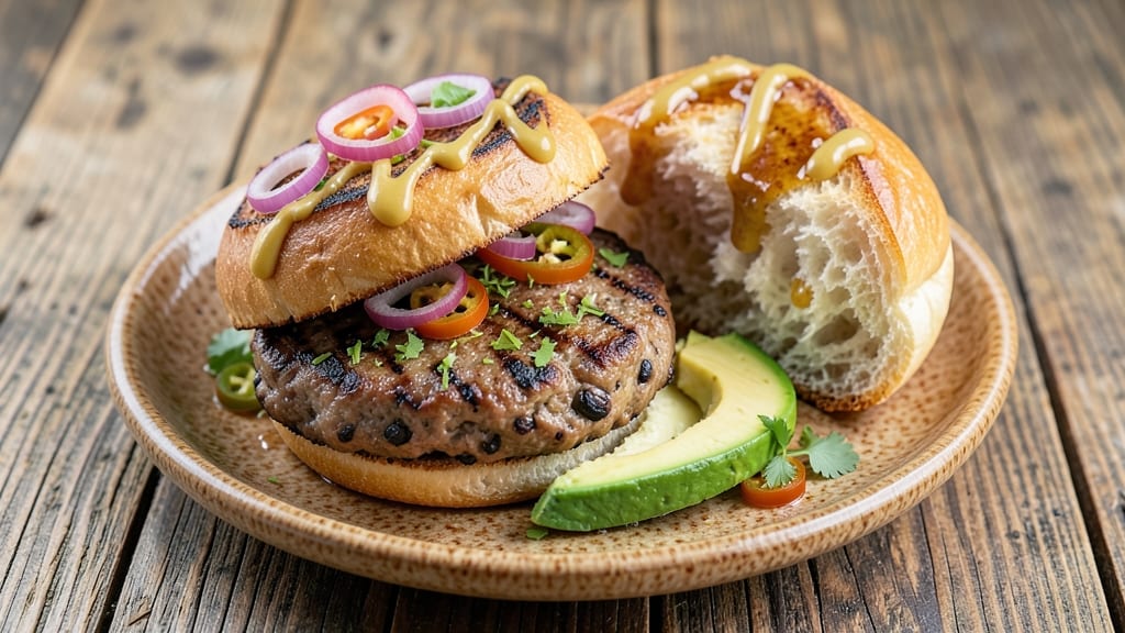 Black Bean and Tofu Burgers Recipe: Smoky Chipotle and Lime Zest Fusion