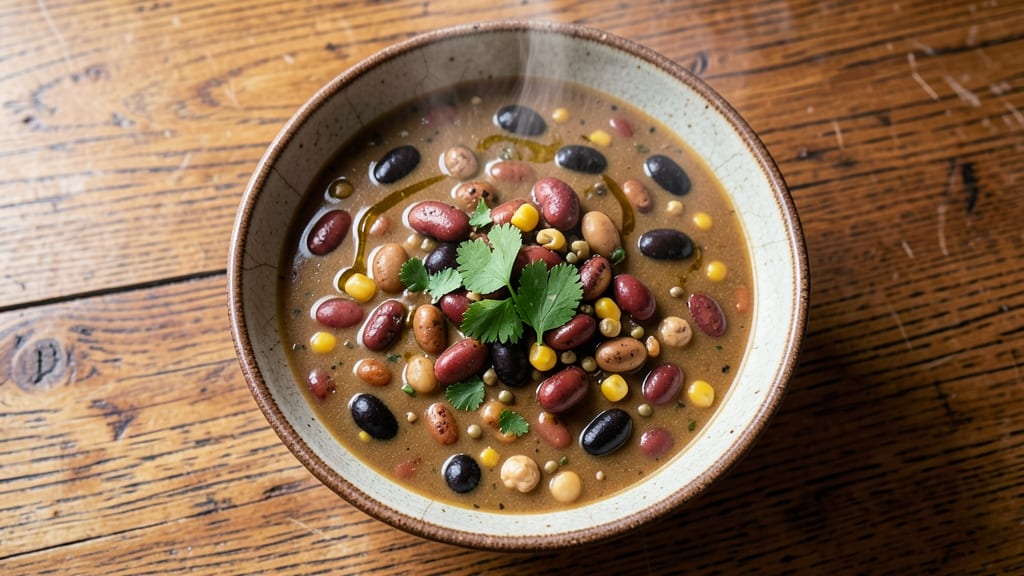 Brenda Gantt's 15 Bean Soup Recipe: Hearty Homestyle Stew With Crispy Tortilla Topping