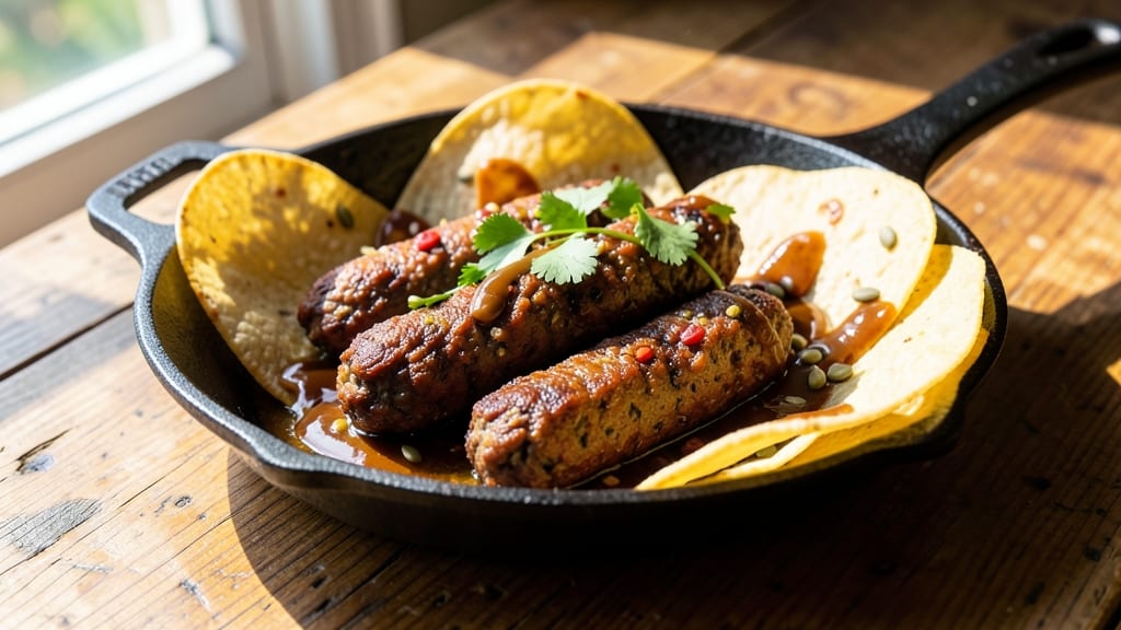 Black Bean Breakfast Sausage Recipe: Crispy Tortilla-Crusted Protein With Smoky Cumin Heat