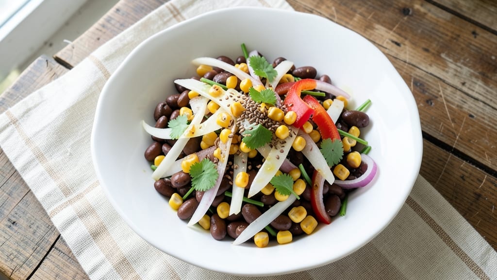 Black Bean, Jicama, and Corn Salad Recipe: Crunchy, Refreshing Fiesta in 15 Minutes