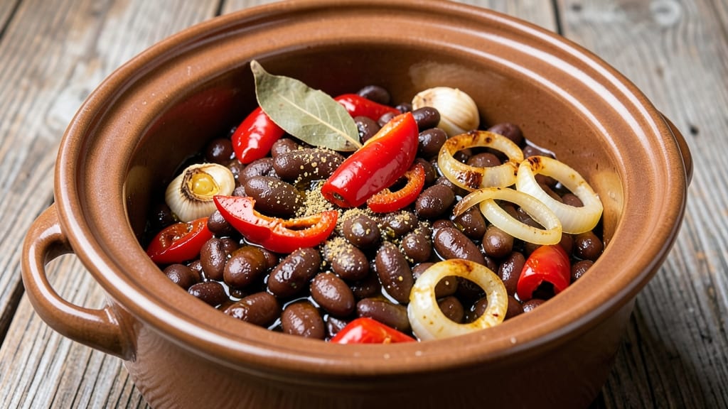Black Bean Slow Cooker Recipe Cuban: Smoky Cumin-Spiced Tortilla-Topped Fiesta
