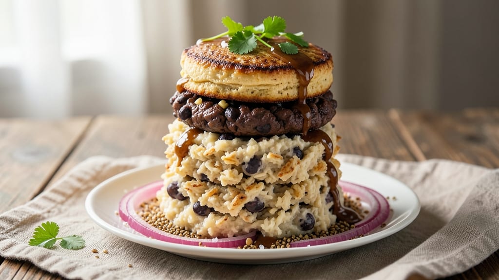 Black Bean and Oatmeal Burger Recipe: Savory Heartiness With No Beef Needed