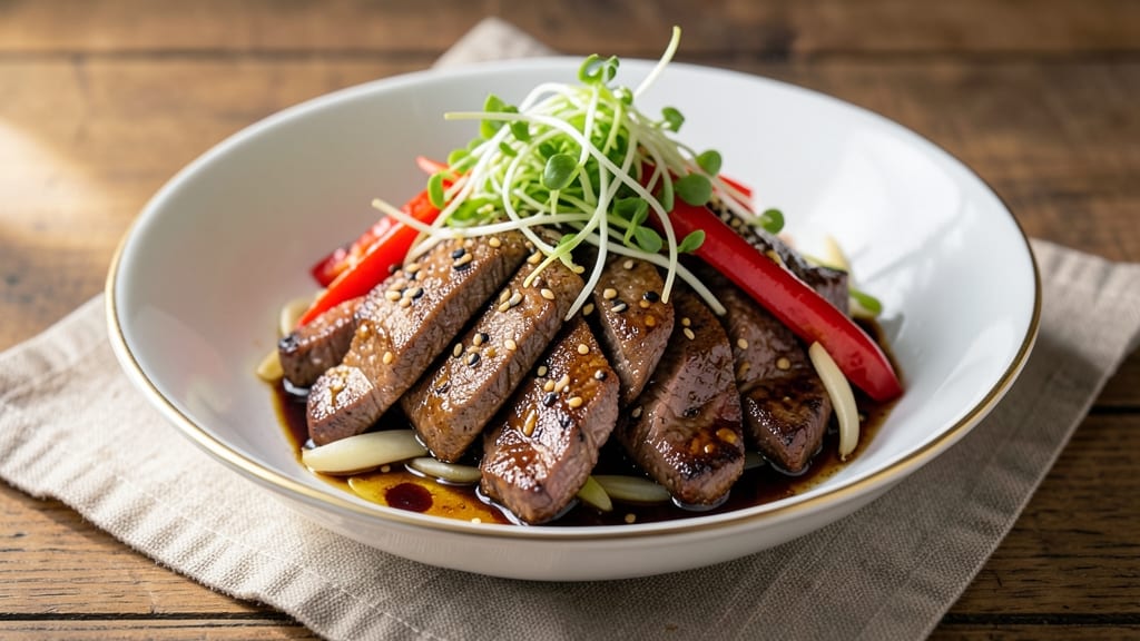 Beef Stir Fry With Bean Sprouts Recipe: Wok-Heated Crunch and Umami Harmony