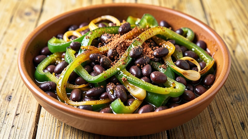 Black Bean and Green Pepper Recipe: One-Pan Sizzling Fiesta in 25 Minutes