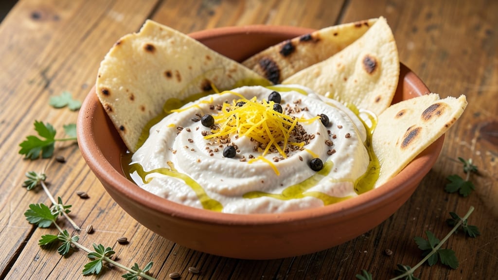 Best White Beans Recipe Ever: Crispy Tortilla Crowns Over Creamy Garlic-Lemon Base