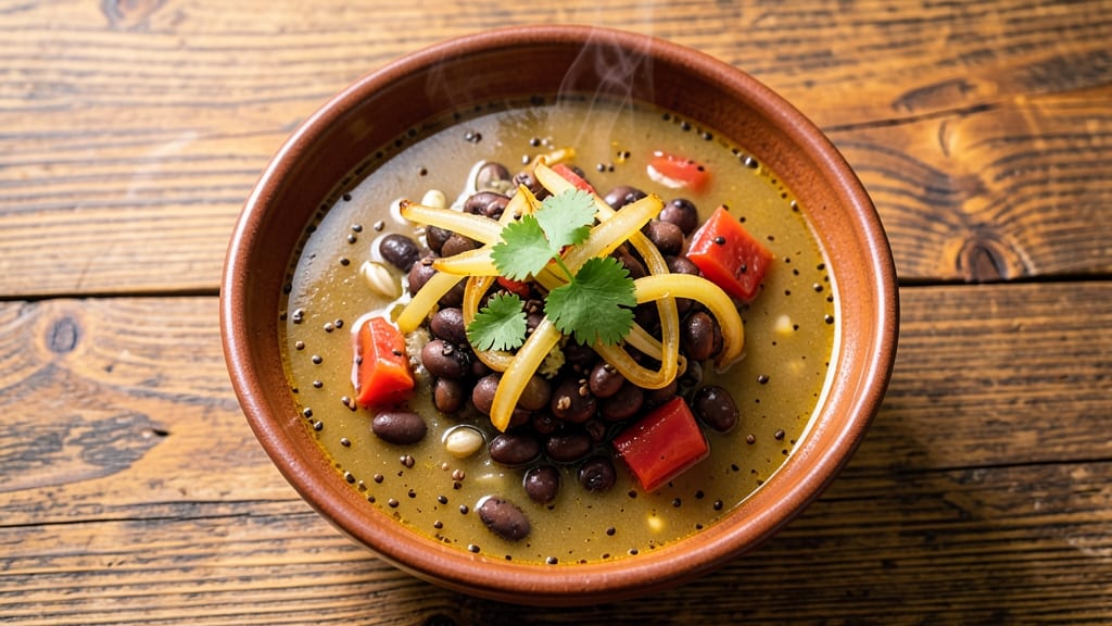 Best Black Bean Soup Recipe Ever: Smoky Cumin and Charred Tortilla Crowns
