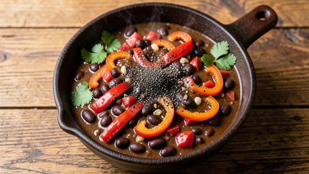 Black Bean Chili Recipe From Scratch: Smoky, Spiced One-Pot Heartiness With Crispy Tortilla Crowns