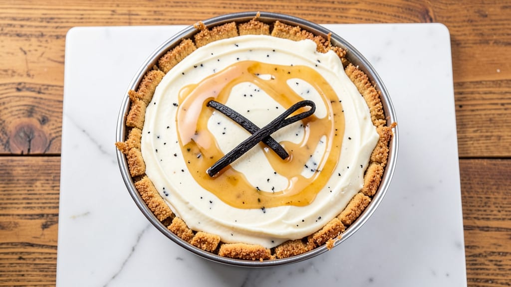 Biltmore Vanilla Bean Cheesecake Recipe: Vanilla-Orchid Swirls and Buttery Crust
