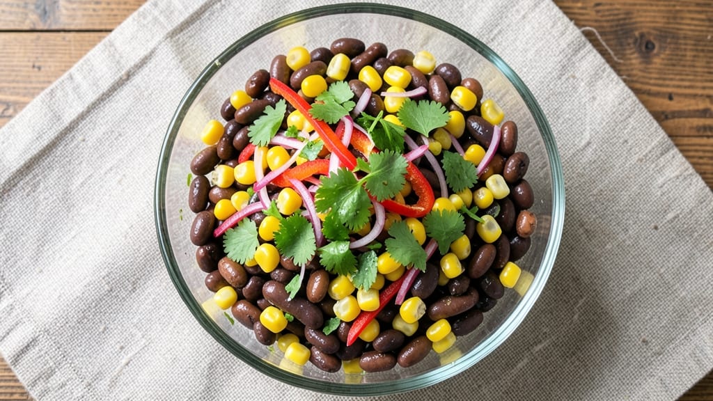 Bean Corn Salad Recipe Healthy: Crunchy, Protein-Packed Lunchbox Power