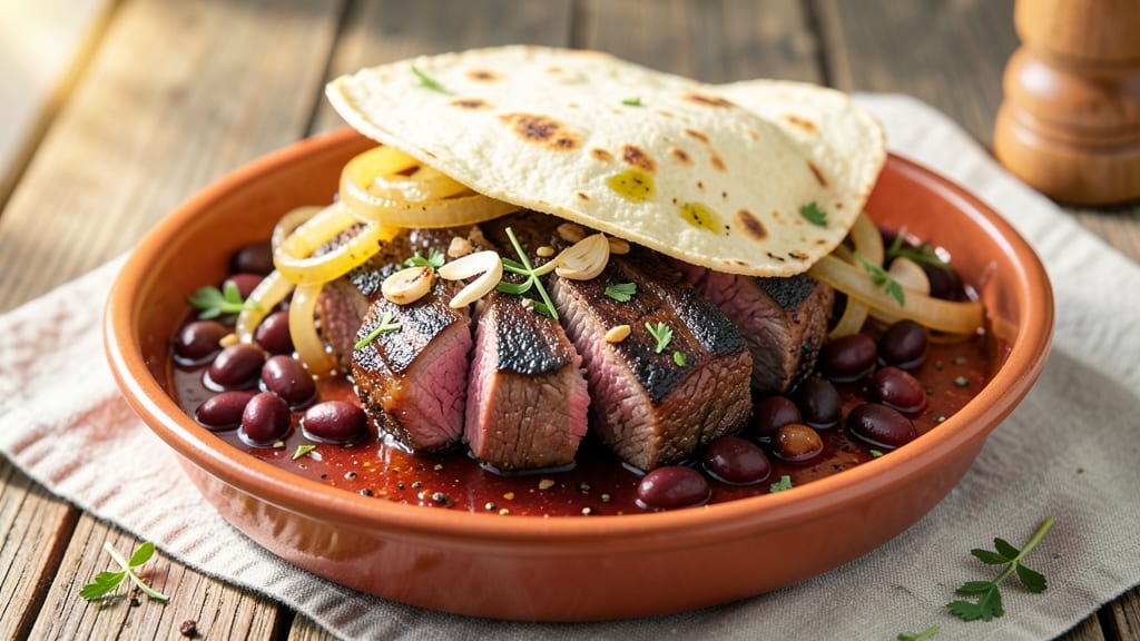 Beef and Black Bean Recipe Australia: One-Pan Spiced Heartiness with Crispy Tortilla Top