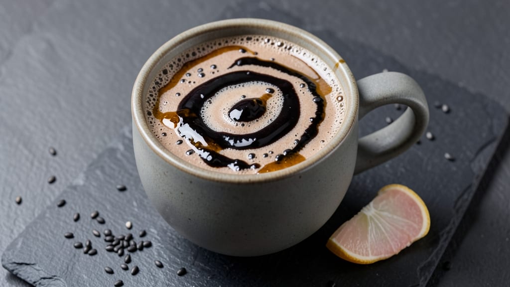 Black Bean and Black Sesame Drink Recipe: Nutty Creamy Smoothie Boost
