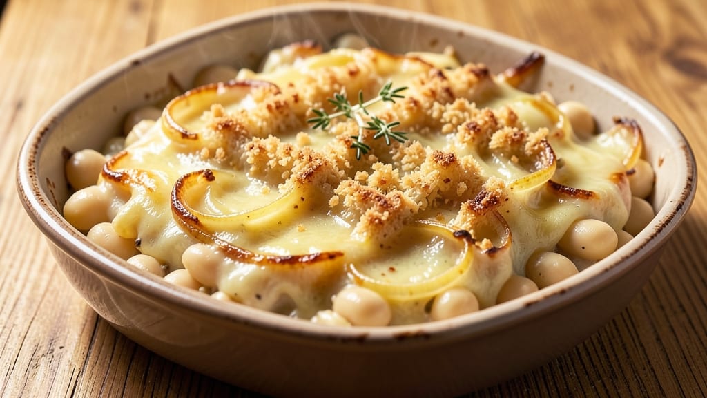 Bean Gratin Recipe: Golden Crisp Top and Velvety Bean Layers