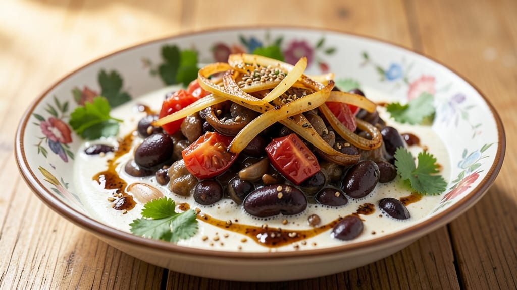 Black Bean Dahl Recipe: Spiced Tomato and Coconut Cream Velvety Richness