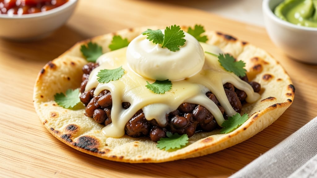 Black Bean Crunchwrap Recipe: Smoky Cumin Tortilla Crunch With Cheese Streaks