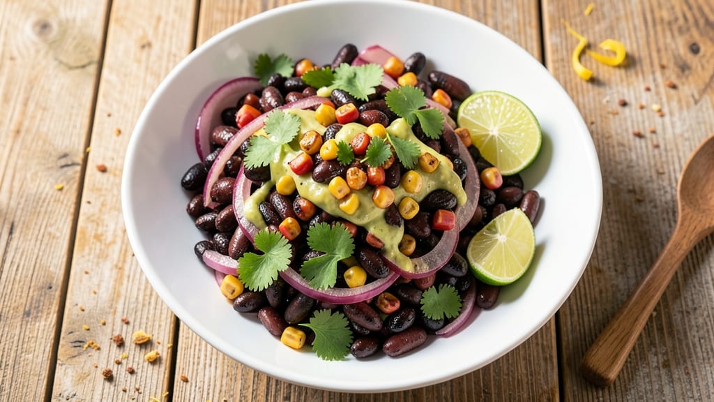 Black Bean and Roasted Corn Salad Recipe: Smoky Char and Lime Zest Freshness