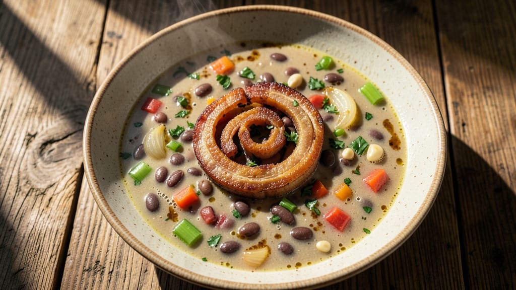 Bean Soup With Salt Pork Recipe: Smoky Bacon Depth Meets Hearty Bean Simmer