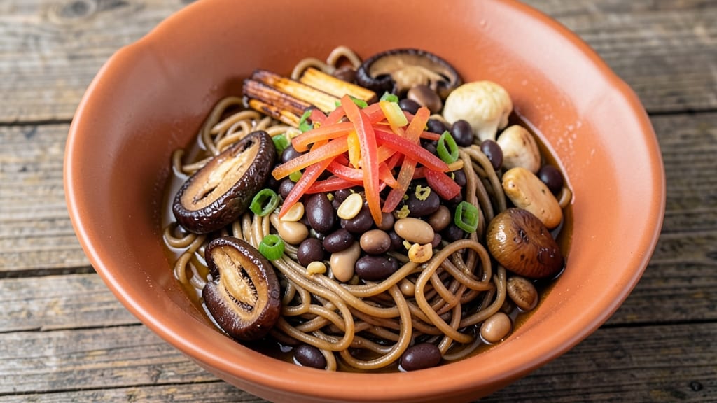 Black Bean Ramen Noodles Recipe: Umami-Packed One-Pot with Crispy Tortilla Topping
