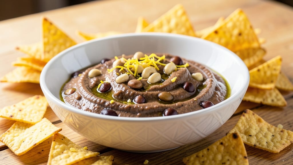 Bean Dip Recipe No Dairy: Smoky Cumin and Lime Tortilla-Crusted Crunch