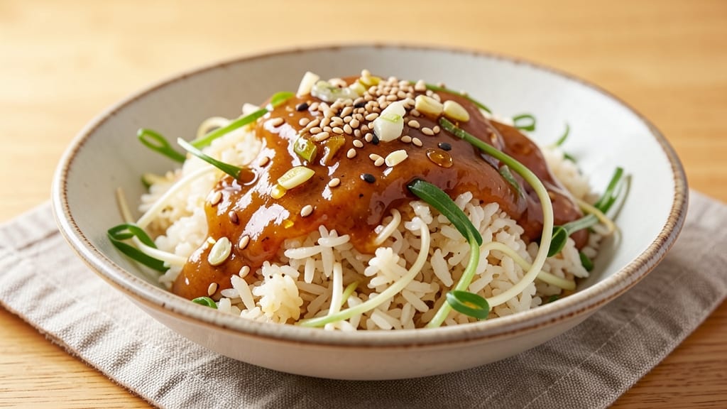Bean Sprout Rice Recipe: Crispy-Topped Umami Bowl Magic