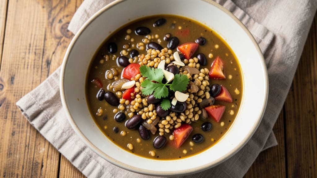 Black Bean and Barley Soup Recipe: Hearty Whole-Grain Depth in One Pot