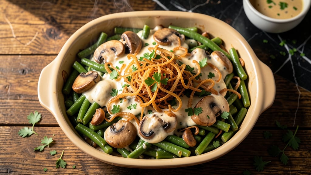 American Green Bean Casserole Recipe: Nostalgic Creamy Crunch With Homestyle Magic