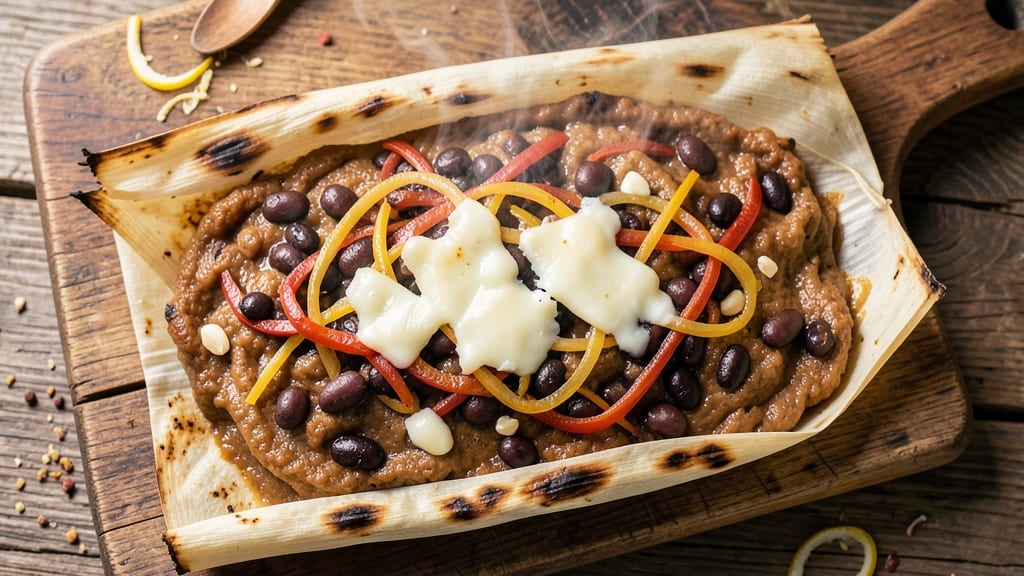 Black Bean and Cheese Tamale Recipe: Crispy Tortilla Crowns Hugging Melty Cheese