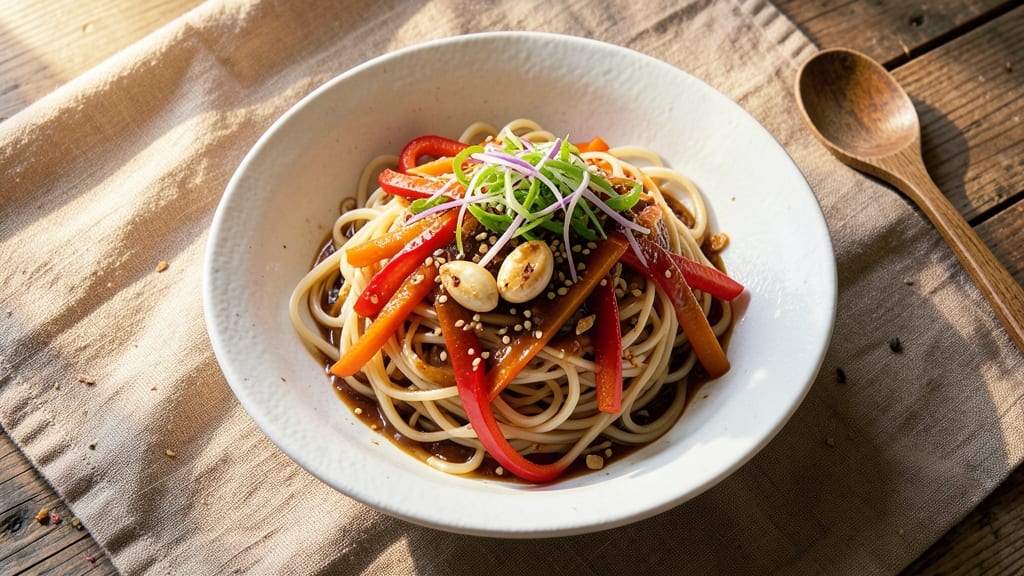 Bean Thread Noodles Stir Fry Recipe: Silky Noodles with Crispy Garlic Zing