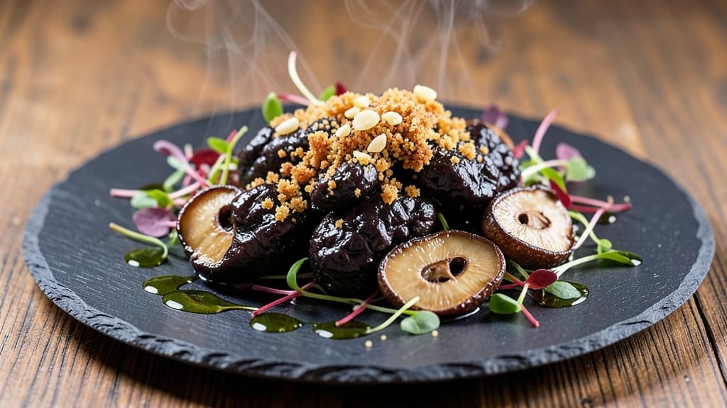 Black Bean Truffle Recipe: Earthy Mushroom and Truffle Oil Luxe