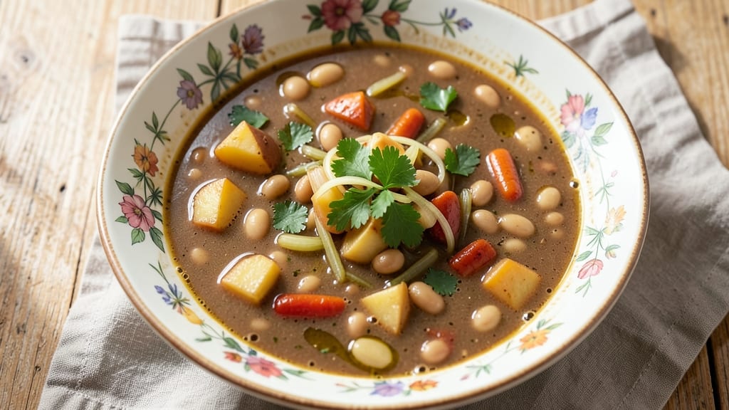 Authentic Spanish Bean Soup Recipe: Smoky Paprika and Garlic Simmered One-Pot Heartiness