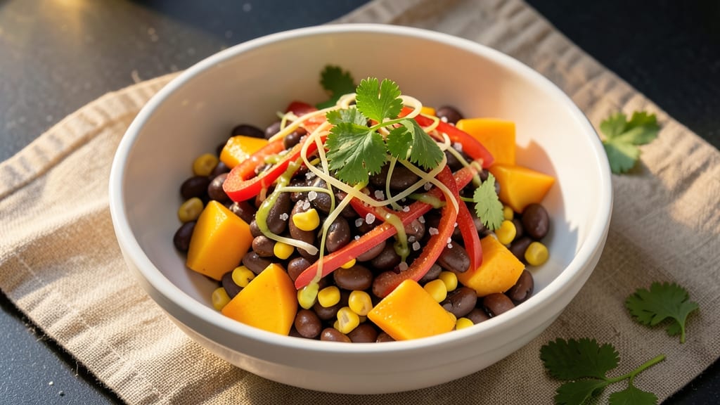 Black Bean, Corn, and Mango Salsa Recipe: Tropical Freshness in 10 Minutes
