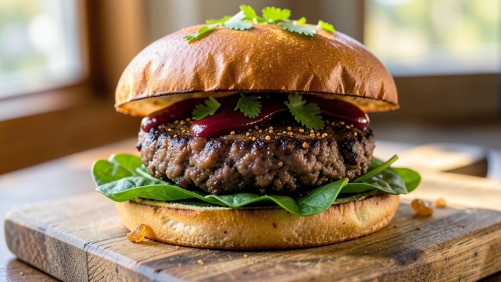 Black Bean and Spinach Burgers Recipe: Tortilla-Crusted Juiciness With Herby Depth