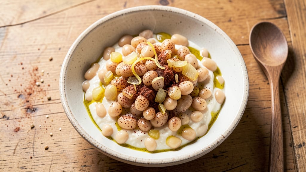 Anthes Bean Salad Recipe: Crispy Tortilla Crowns Over Creamy White Bean Bliss