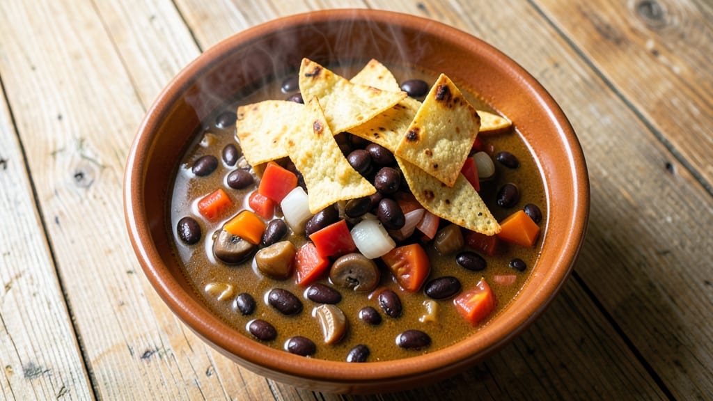 Bob Evans Farm Festival Bean Soup Recipe: Smoky Tortilla-Crusted Comfort Bowl
