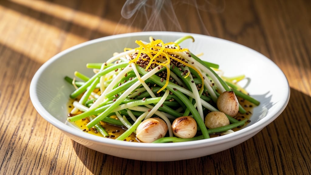 Bean Sprouts Side Dish Recipe: Crisp-Tender Garlic Lime Blanched