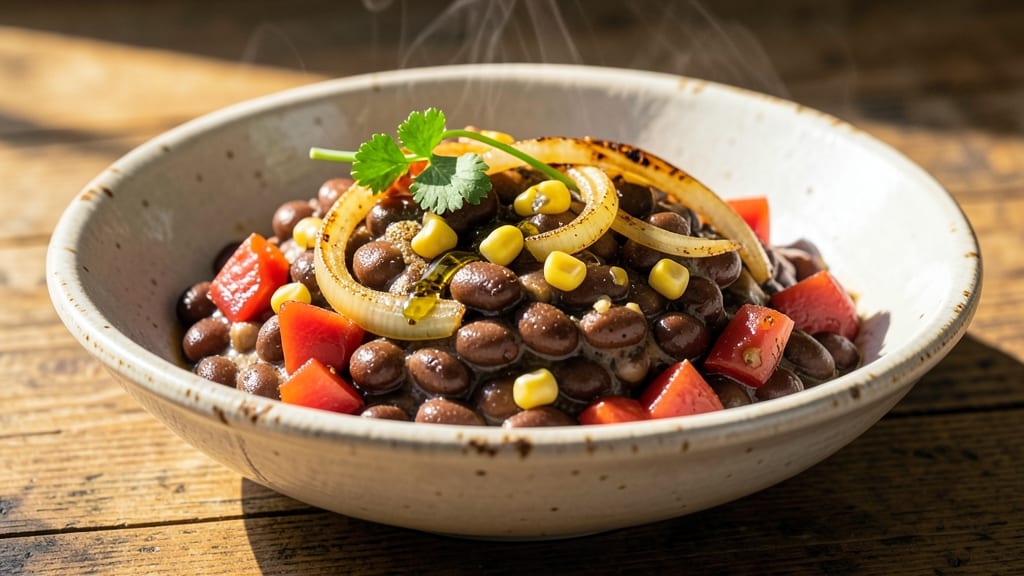 Black Bean Stoup Recipe: Tortilla-Crusted Top With Smoky Cumin Heat