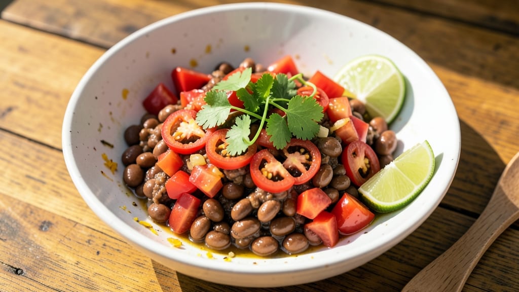 Black Bean and Tomato Salsa Recipe: Fresh Herb Zing With No-Cook Ease
