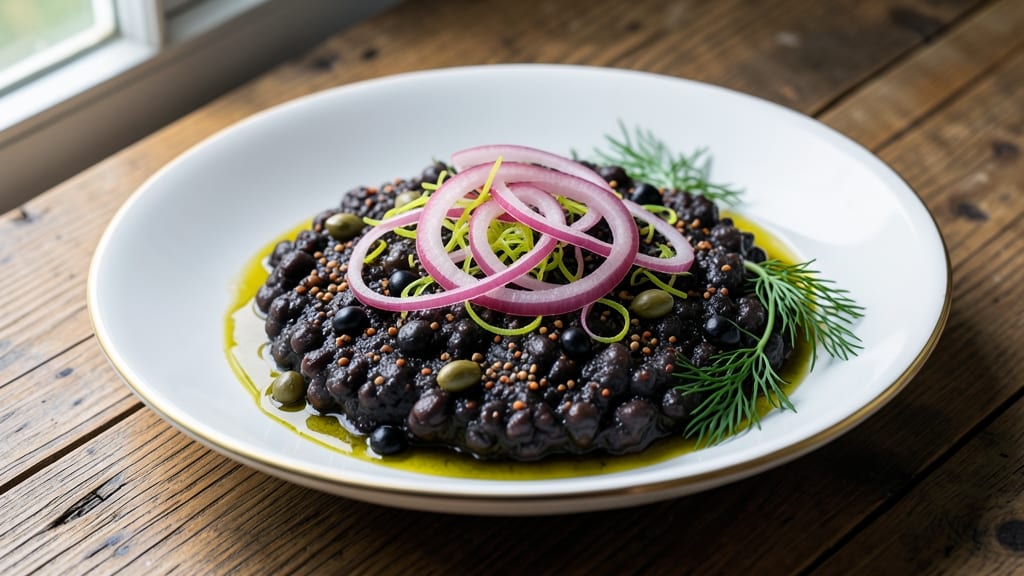 Black Bean Caviar Recipe: Smoky Cumin and Lime Zest Topping Magic