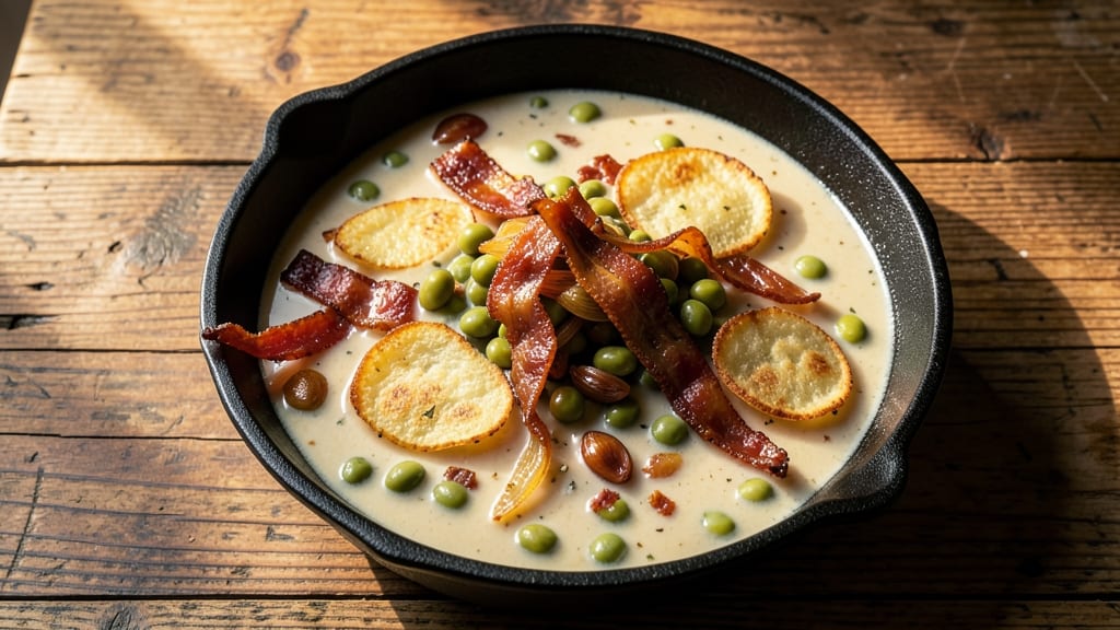 Alabama Jacks' Lima Bean Soup Recipe: Smoky Bacon and Tortilla-Crusted Comfort