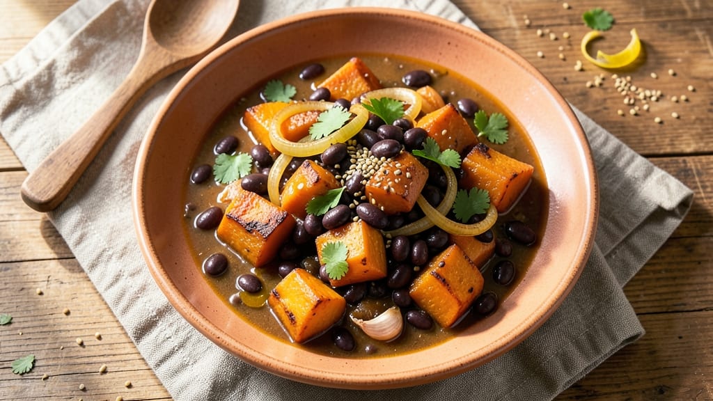 Black Bean Butternut Squash Stew Recipe: Sweet Squash Meets Smoky Cumin Depth
