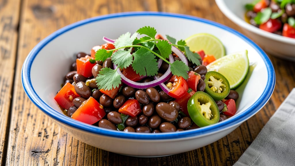 Baja Fresh Black Bean Salsa Recipe: Zesty Lime and Cilantro Crunch