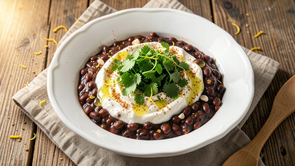 Black Bean and Cream Cheese Salsa Dip Recipe: Crunchy Tortilla Crowns Over Zesty Lime Cream