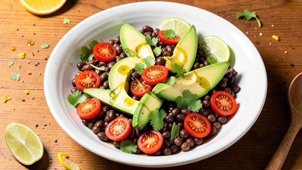 Avocado Tomato Black Bean Salad Recipe: Bright Lime-Cilantro Zing in 15 Minutes