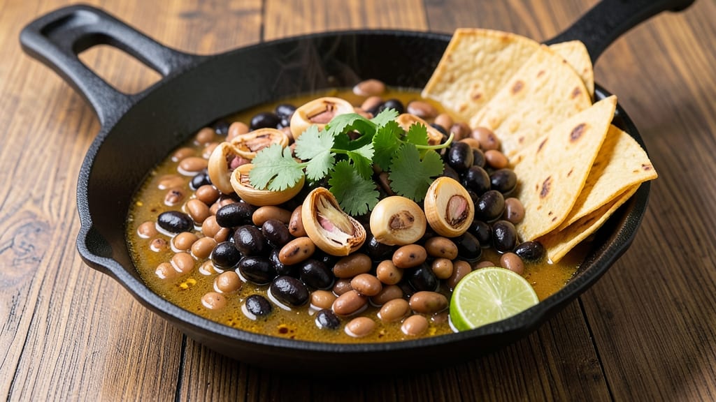 Bean Hot Pot Recipe: Smoky Tortilla-Crusted Depth With Garlicky Lime Zing