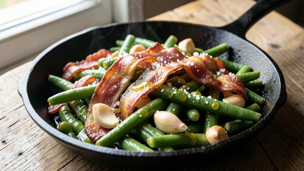 Black Bear Diner Green Beans Recipe: Smoky Bacon Crunch and Garlic-Lemon Zing