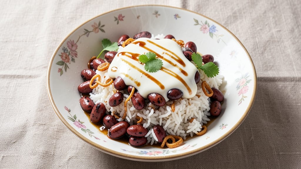 Azuki Bean Rice Recipe: Sweet-Savory Umami Bowl With Crispy Top