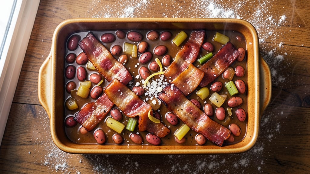 Bean and Bacon Casserole Recipe: Smoky Crispy Top Meets Savory Bean Filling