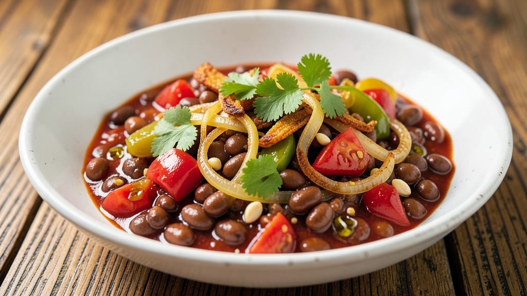 Black Bean Picadillo Recipe: Smoky Tomato and Tortilla-Crusted One-Pot Wonder